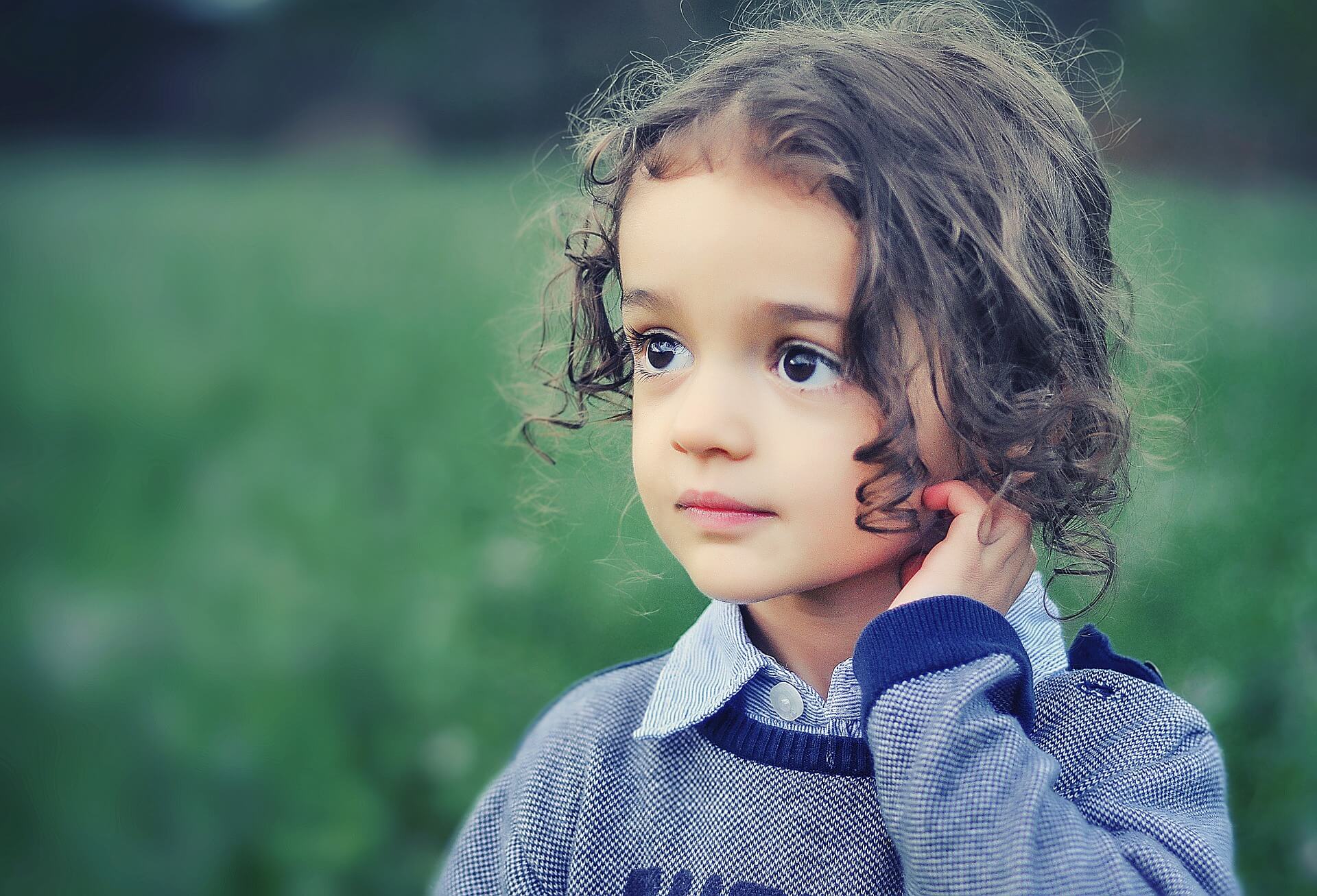 wistful child