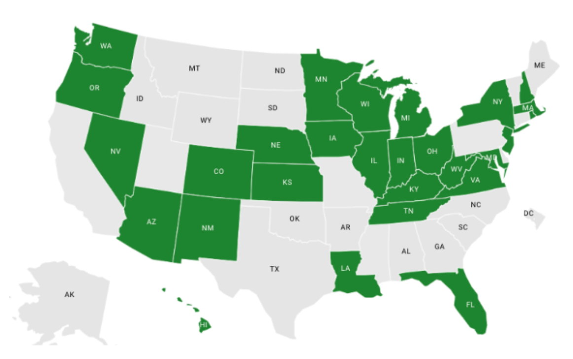 Map State Medicaid Managed Care And Access To Rural Behavioral Health Services Nashp 